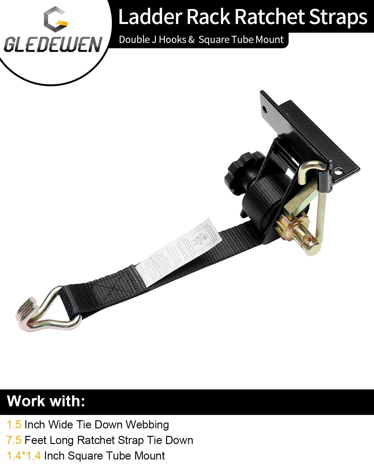 Gledewen bolt mounting hardware enables quick, durable ladder rack installation