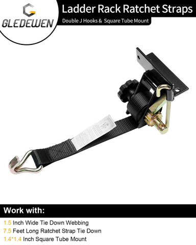 Gledewen bolt mounting hardware enables quick, durable ladder rack installation