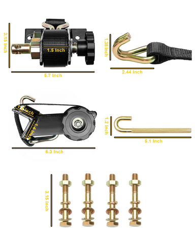 Gledewen easy-twist knob tightens loads efficiently