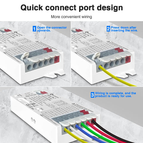 GLEDOPTO ZigBee3.0 controller dimming interface for smooth transitions.