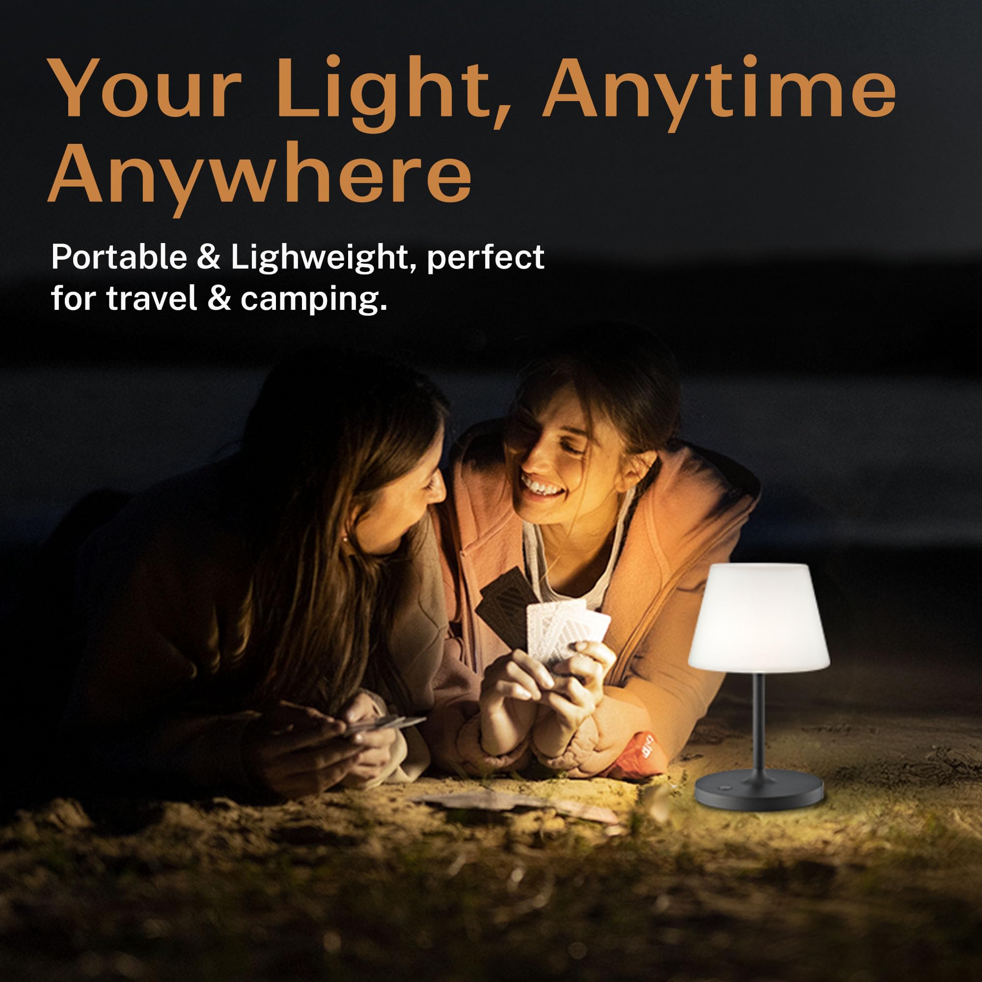 Glendora cordless lamp durable materials support daily use
