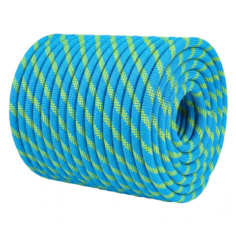 Glfcai half-inch arborist rigging rope 150ft for precise limb lowering with high-strength performance.