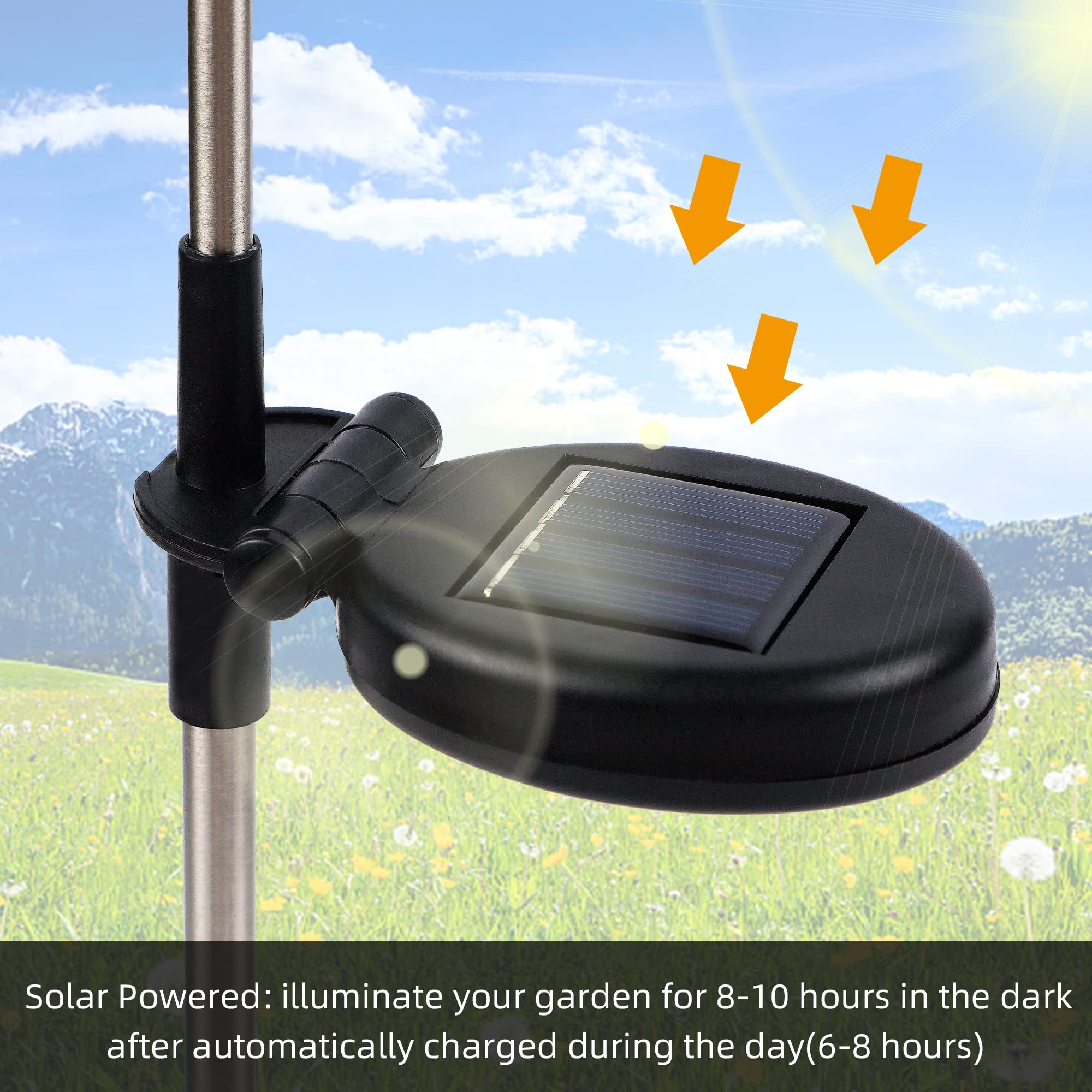 Glintoper sunflower figurine light brings sunny appeal after dark