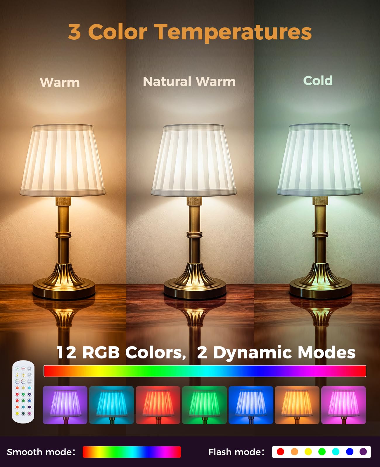 Glitnous fabric-shade lamp delivering a soft, decorative glow.
