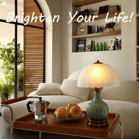 Glivpny bedside nightstand lamp fits small spaces beautifully.