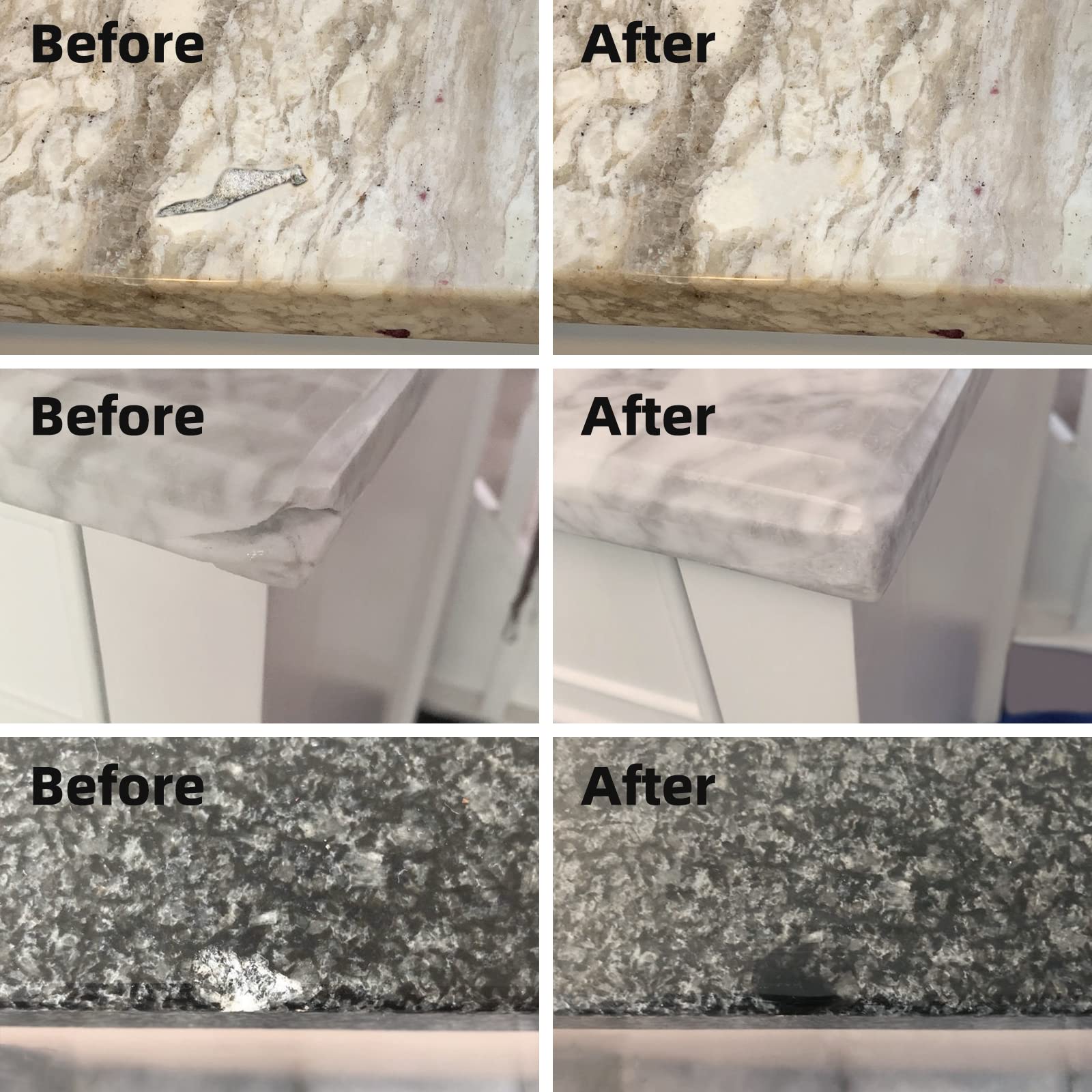 Globalcom porcelain sink repair application showing quick, discreet fixes for fixtures