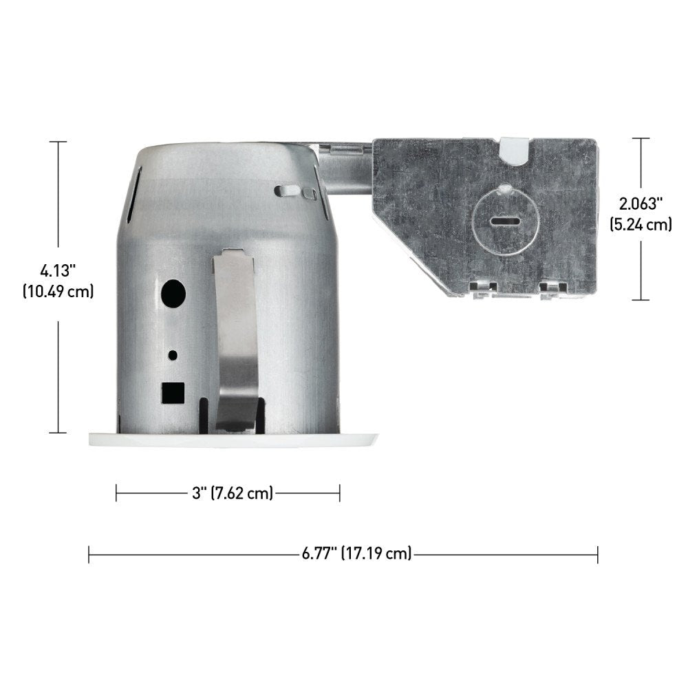 Globe Electric 90718 push-n-click clips enable tool-free installation on uneven ceilings.