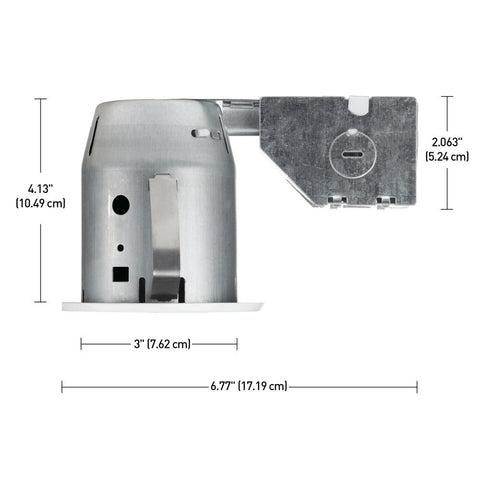 Globe Electric 90718 push-n-click clips enable tool-free installation on uneven ceilings.