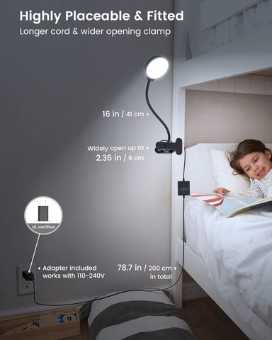 Glocusent includes 2-prong AC adapter for instant power.