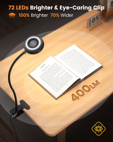 Glocusent clip-on lamp remote control for convenient dimming and mode changes