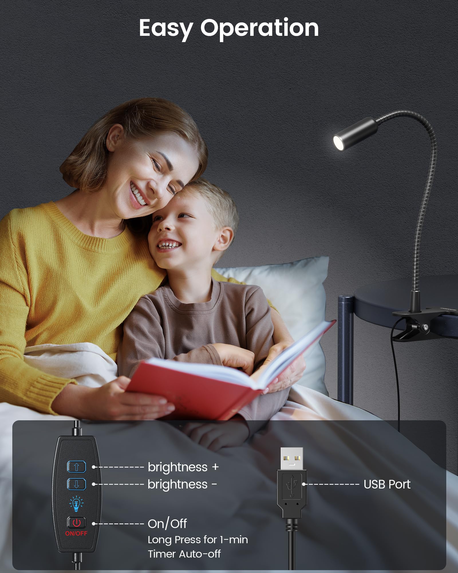 Glocusent UL-certified adapter keeps setup safe and simple.