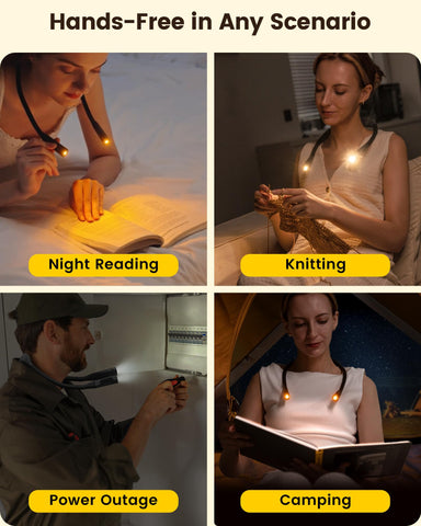 Glocusent 4.3 oz neck light stays comfortable and secure