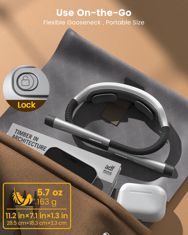Glocusent sleep-dimming mode gradually eases you toward bedtime.