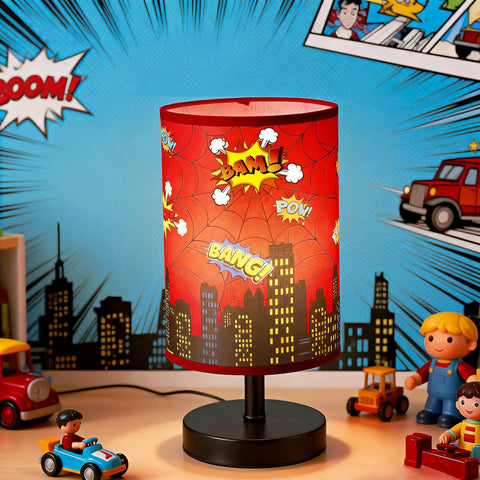 Glooglitter City Bedside Lamp offers three brightness levels for versatile lighting