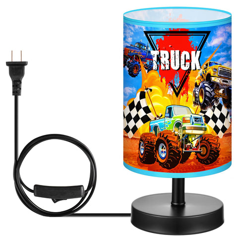 Glooglitter Monster Truck table lamp ideal as night light for bedrooms.