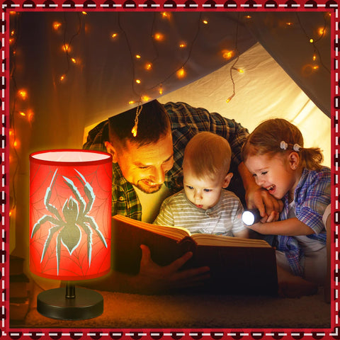 Glooglitter spider table lamp desk setup for study or work