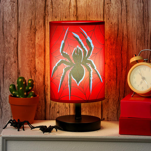 Glooglitter spider table lamp lit cool white ideal for focused tasks