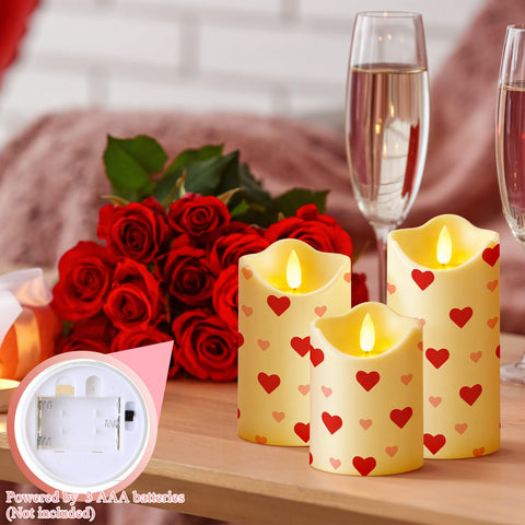 Glooglitter flameless acrylic candle creating safe ambience