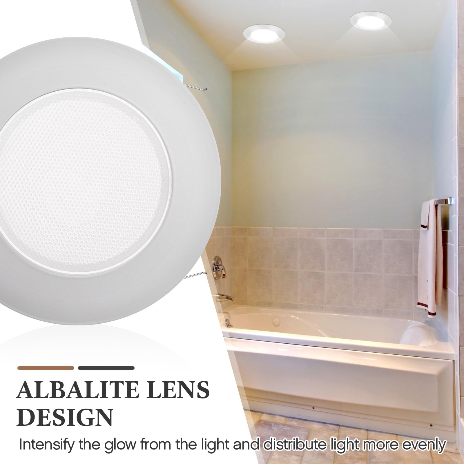 Glooglitter waterproof steel light cover designed for wet areas.