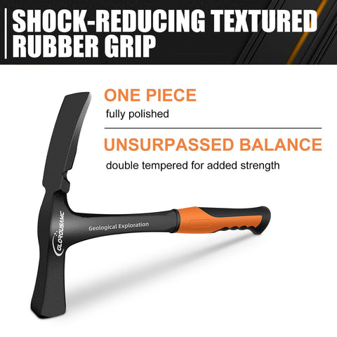 glorousamc 36 oz Ultra Rock Pick Hammer prospector-ready gear.