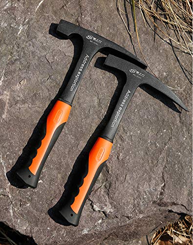 glorousamc forged brick hammer 30oz handle grip reduces fatigue during masonry work.