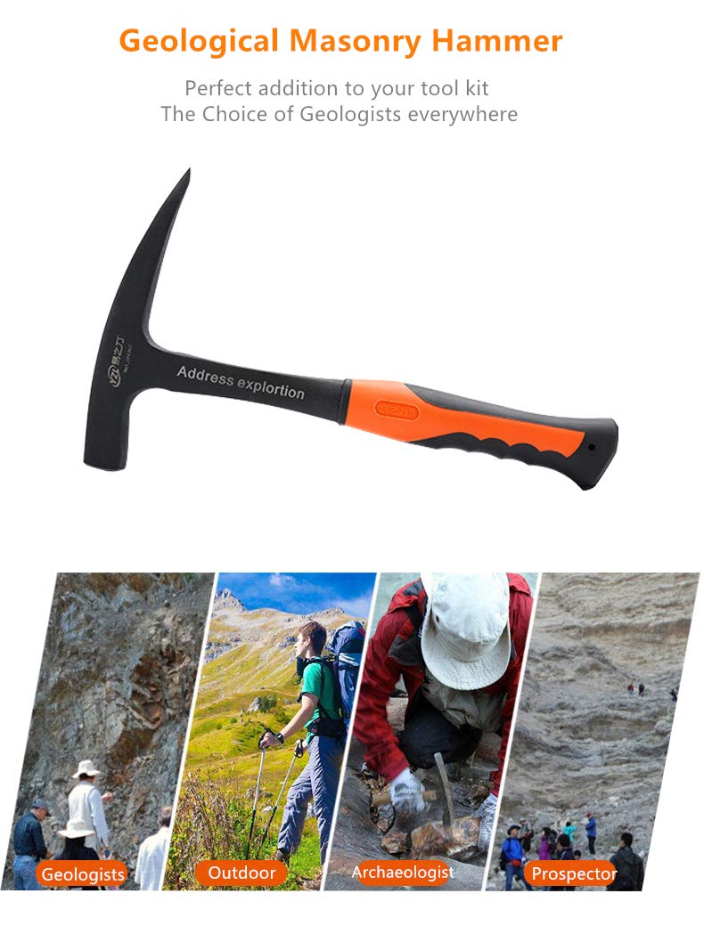 Glorousamc Rock Pick ideal for chiseling brick, concrete, and stone.