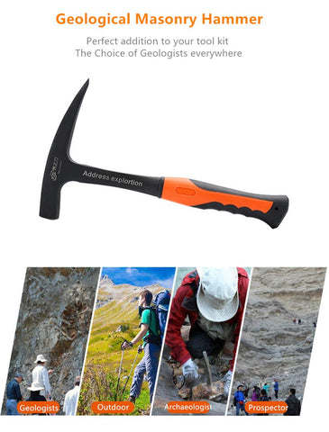Glorousamc Rock Pick ideal for chiseling brick, concrete, and stone.