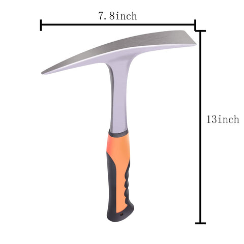 Glorousamc rock pick drop forged construction delivers lasting durability.