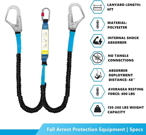 glorousamc safety deceleration system reduces fall impact
