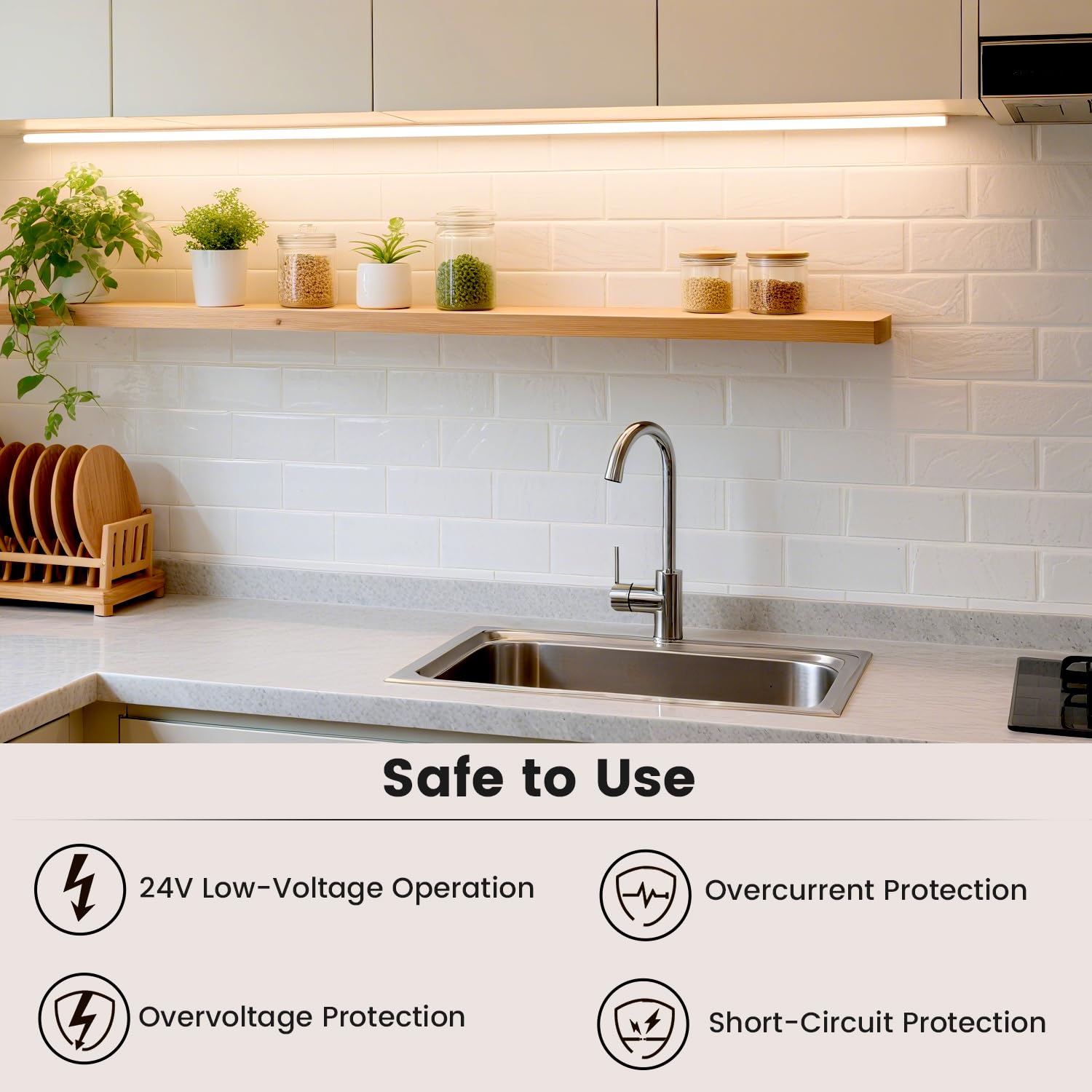 GloryAir no-drill installation keeps walls intact and clean.