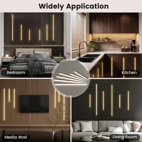 GloryAir touch sensor wall light for easy brightness control.