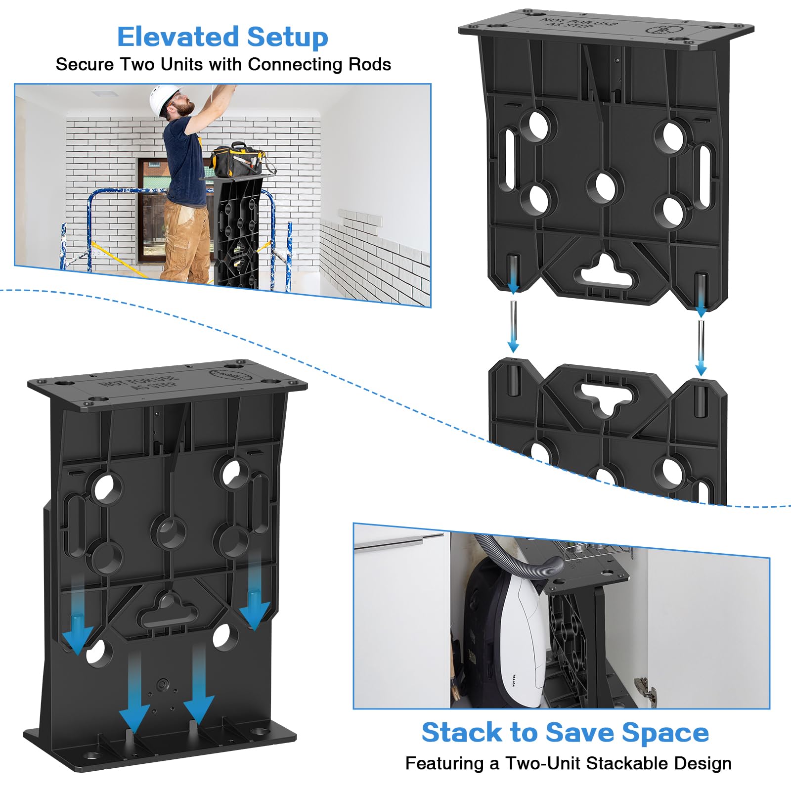 Glosaie durable high-density polyethylene construction for harsh workshop use