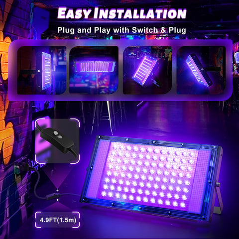 Glostars ideal for Christmas, Halloween, clubs, and glow parties.