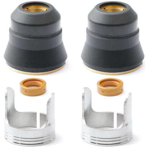 GLOXTED tip kit for Harbor Freight 45 plasma cutter enhances precision cutting and edge consistency.
