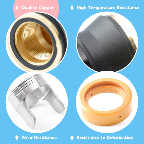 GLOXTED S45 protective cover shields nozzle from debris and heat.