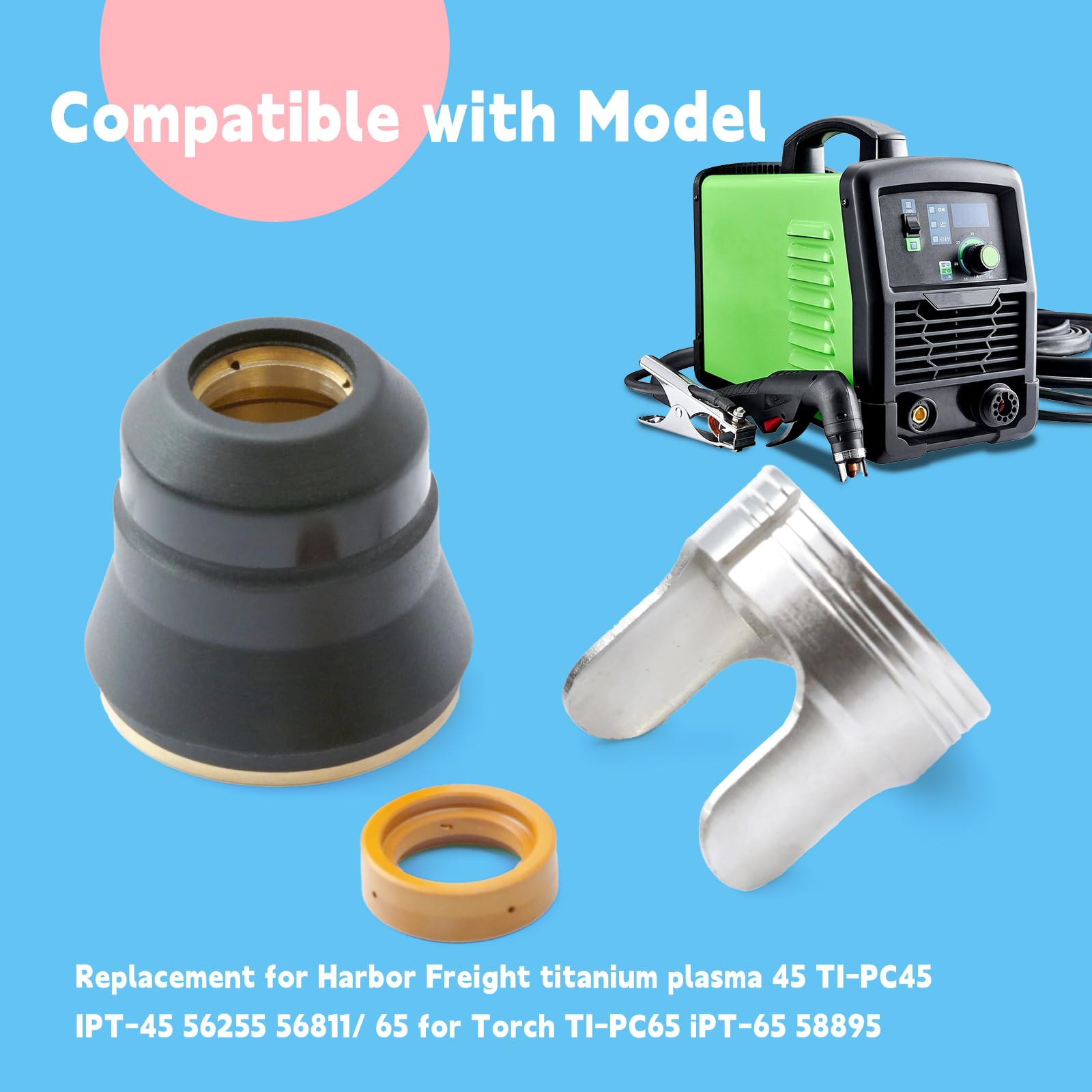 GLOXTED S45 two-point bracket stabilizes nozzle for steady cuts.