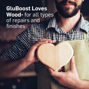 GluBoost Fill n’ Finish Pro self-leveling swatch highlights pore sealing and evenness