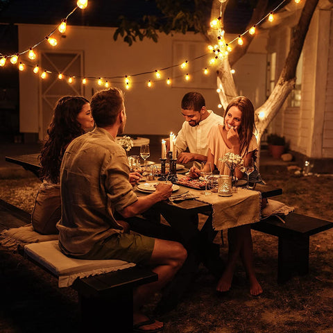 GLUROO backyard ambiance for parties, weddings, and camping scenes