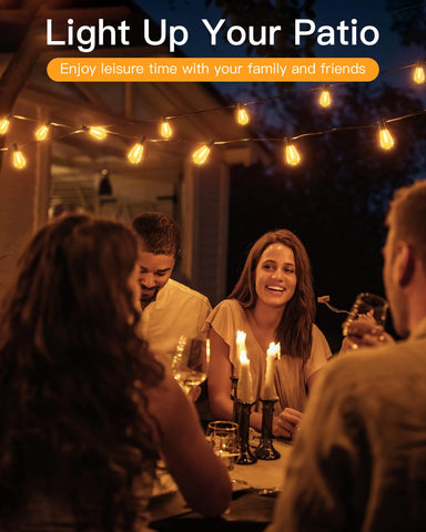GLUROO dimmable connectable lights support flexible backyard setups