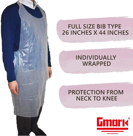 Gmark Poly Apron ideal for food handling and prep