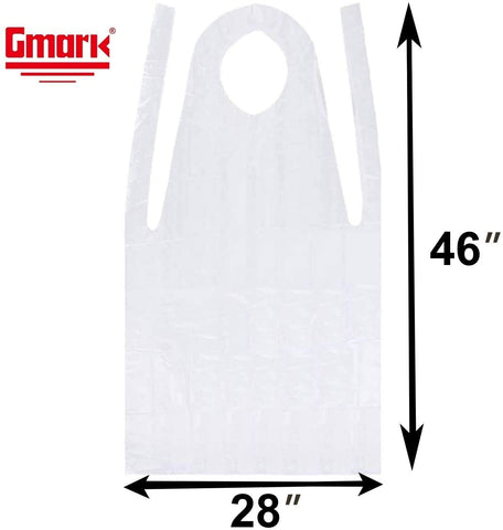 Gmark Poly Apron waterproof neck-to-knee protection for cooking