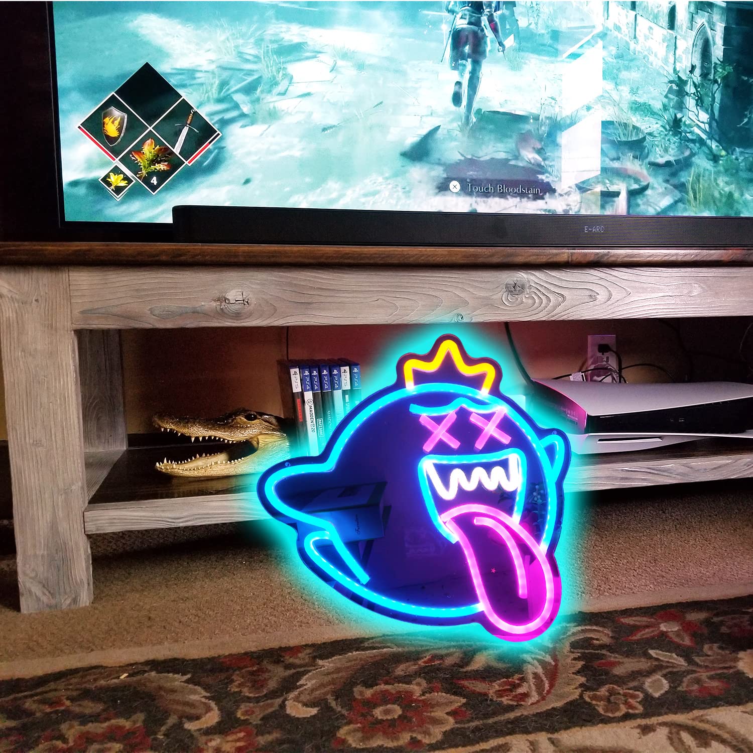 GMMLLG King Boo neon sign packaging ready as a gift