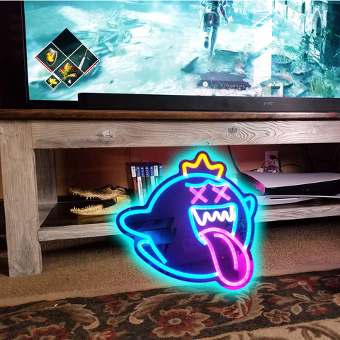 GMMLLG King Boo neon sign packaging ready as a gift