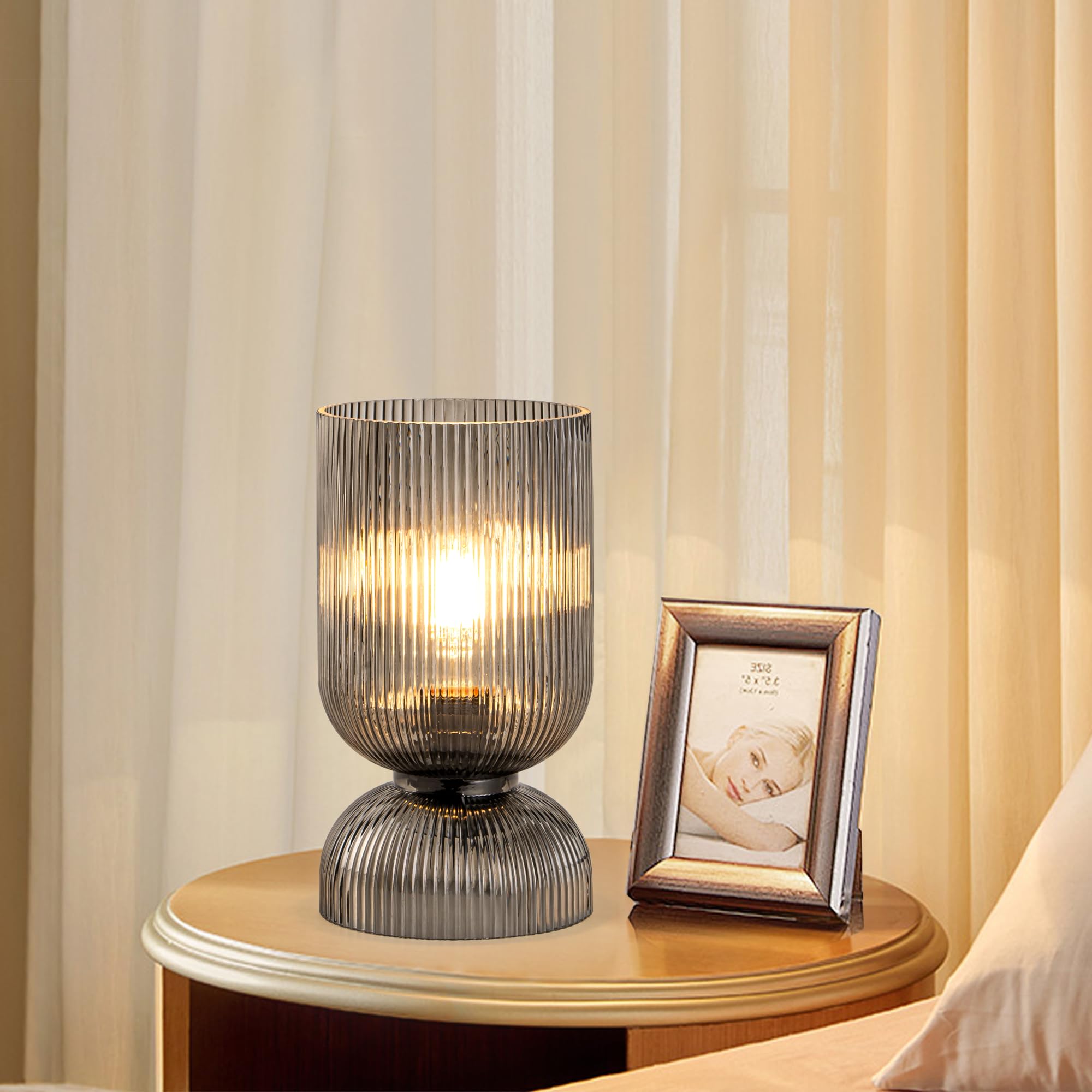 Gmrhndy bedside lamp with on/off switch for easy control