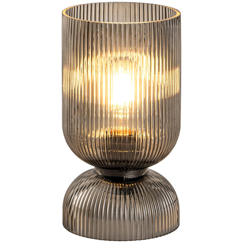 Gmrhndy ribbed glass shade detail adds tactile elegance