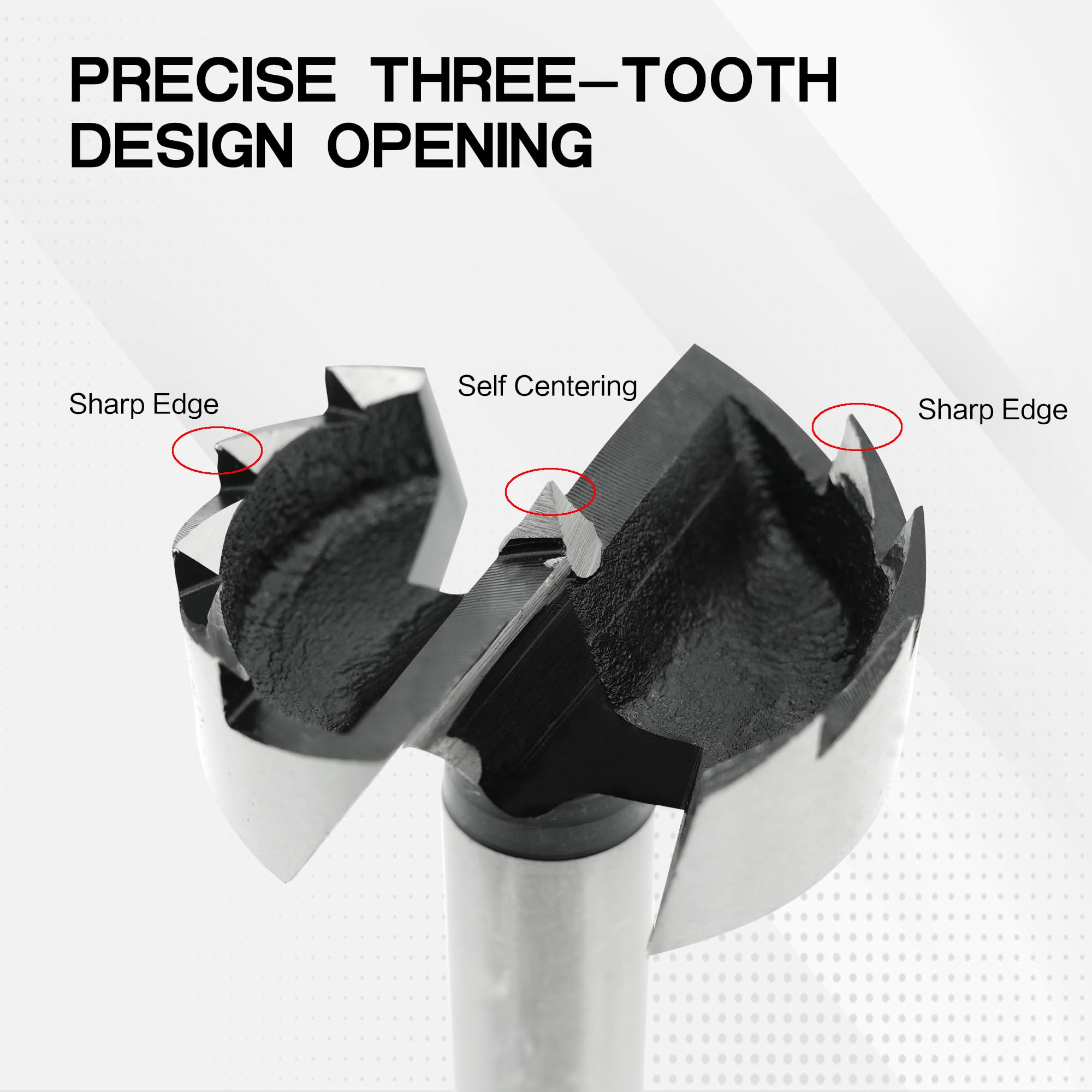 GMTOOLS Forstner wood bit 1/2in delivers controlled, burr-free drilling for drawers and hinges
