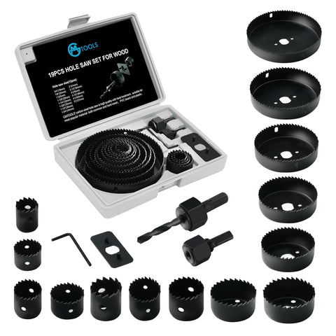 GMTOOLS hole saw blades and mandrels deliver precise, quick hole cutting.