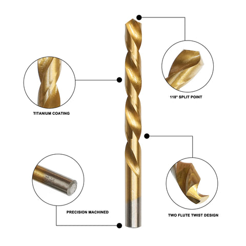 GMTOOLS self-centering bits start holes cleanly with minimal wandering.