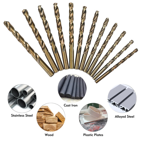 GMTOOLS universal round shank compatibility with most drill chucks.