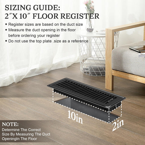 Gmurnai 2x10 metal vent cover offers long-lasting performance.